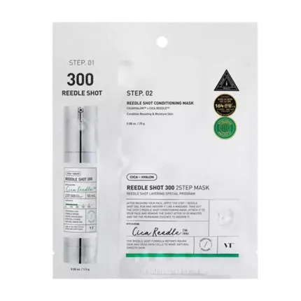 VT Cosmetics Reedle Shot 300 2-Step Mask - 1 Mask (25g)